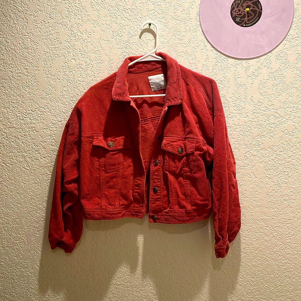 Angel Kiss Corduroy Cherry Jacket